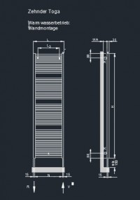 Чертеж AutoCAD: Zehnder Toga